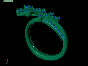 butterfly ring01 3D Print Model