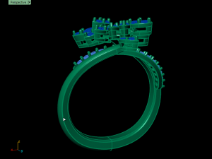 butterfly ring01 3D Baskı Modeli