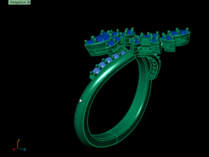butterfly ring01 3D Print Model