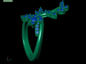 butterfly ring01 3D Baskı Modeli