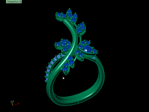 butterfly ring01 3D Baskı Modeli