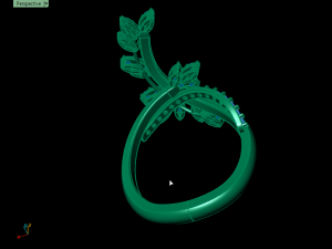 butterfly ring01 3D Baskı Modeli