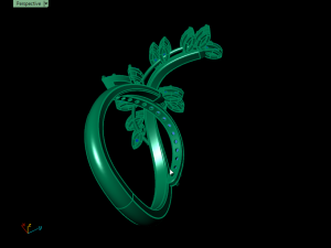 butterfly ring01 3D Baskı Modeli