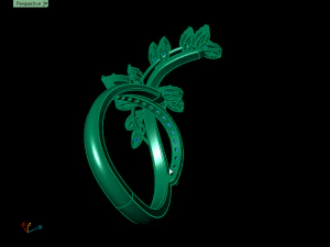 butterfly ring01 3D Print Model