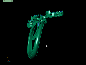 butterfly ring01 3D Baskı Modeli