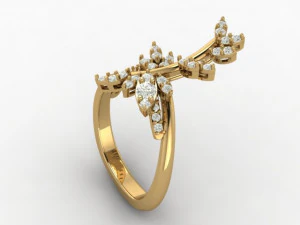 butterfly ring01 3D Print Model