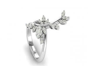 butterfly ring01 3D Print Model