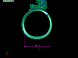 butterfly ring01 3D Baskı Modeli