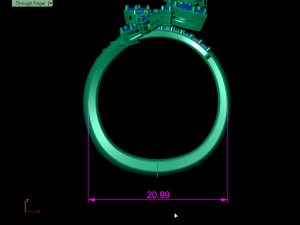 butterfly ring01 3D Baskı Modeli