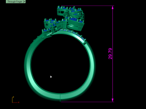 butterfly ring01 3D Baskı Modeli