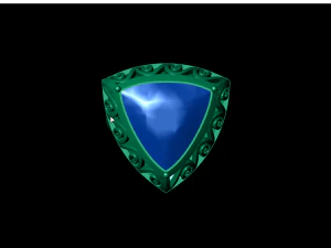 garnet trillion ring 3D Print Model