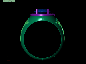 snake ring 3D-printmodel