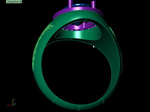 snake ring 3D-printmodel