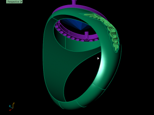 snake ring 3D-printmodel