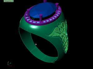 snake ring 3D-printmodel