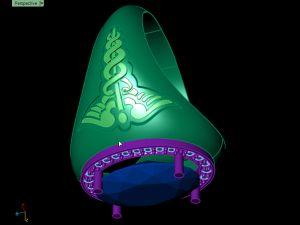snake ring 3D-printmodel