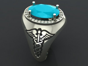 snake ring 3D-printmodel