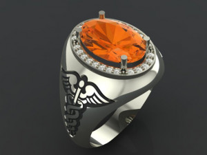 snake ring 3D-printmodel