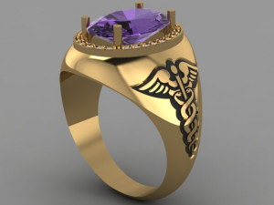 snake ring 3D-printmodel