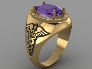 snake ring 3D-printmodel
