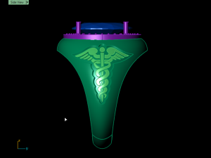 snake ring 3D-printmodel