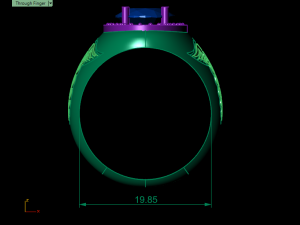 snake ring 3D-printmodel