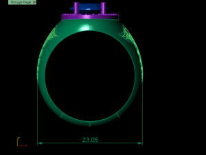 snake ring 3D-printmodel