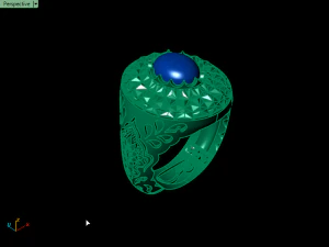 traditional mirror men ring 3D Print Model