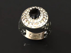 traditional mirror men ring 3D Print Model