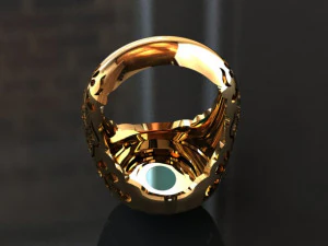 traditional mirror men ring 3D Print Model