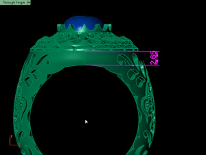 traditional mirror men ring 3D Print Model
