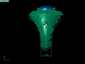 traditional mirror men ring 3D Print Model