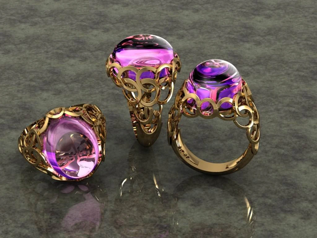 ring aj 3D Print Model .c4d .max .obj .3ds .fbx .stl .blend