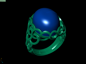 ring aj 3D-printmodel