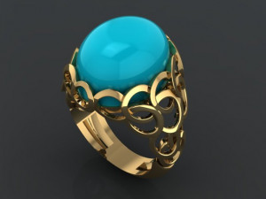 ring aj 3D-printmodel