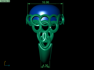 ring aj 3D-printmodel