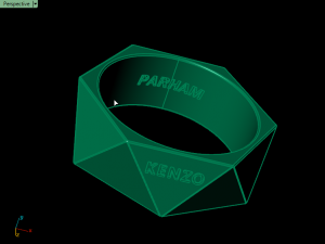 triangle ring 3D Принт Модель