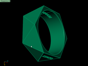 triangle ring 3D Принт Модель