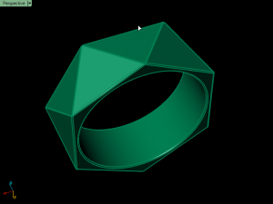 triangle ring 3D Принт Модель