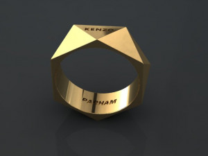 triangle ring 3D Принт Модель