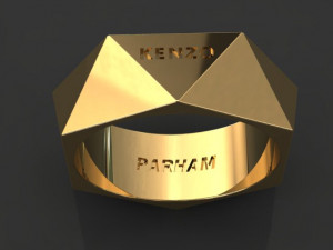 triangle ring 3D Принт Модель
