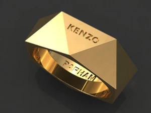 triangle ring 3D Print Model