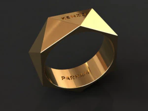triangle ring 3D Print Model
