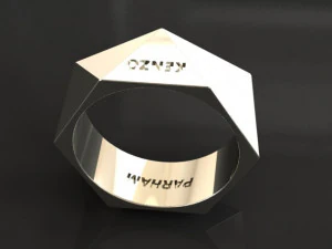 triangle ring 3D Print Model