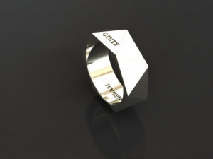 triangle ring 3D Принт Модель