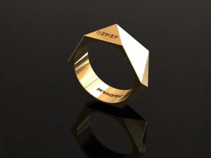 triangle ring 3D Print Model