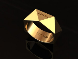 triangle ring 3D Принт Модель