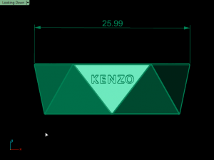 triangle ring 3D Принт Модель