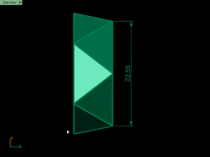 triangle ring 3D Print Model