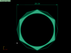 triangle ring 3D Принт Модель